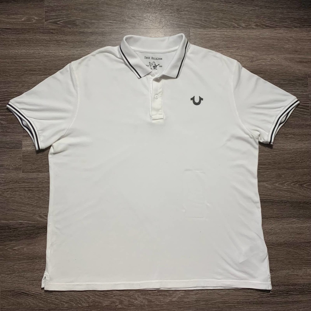 Supreme@/True Religion@ Appliqué Polo Buy Supreme x True Religion Appliqué Polo 'Red' - FW25KN3 RED | GOAT